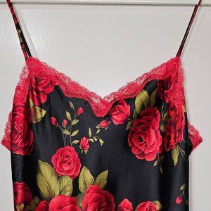 Victoria Secret - Satin Lace Slip Nightgown - Size L